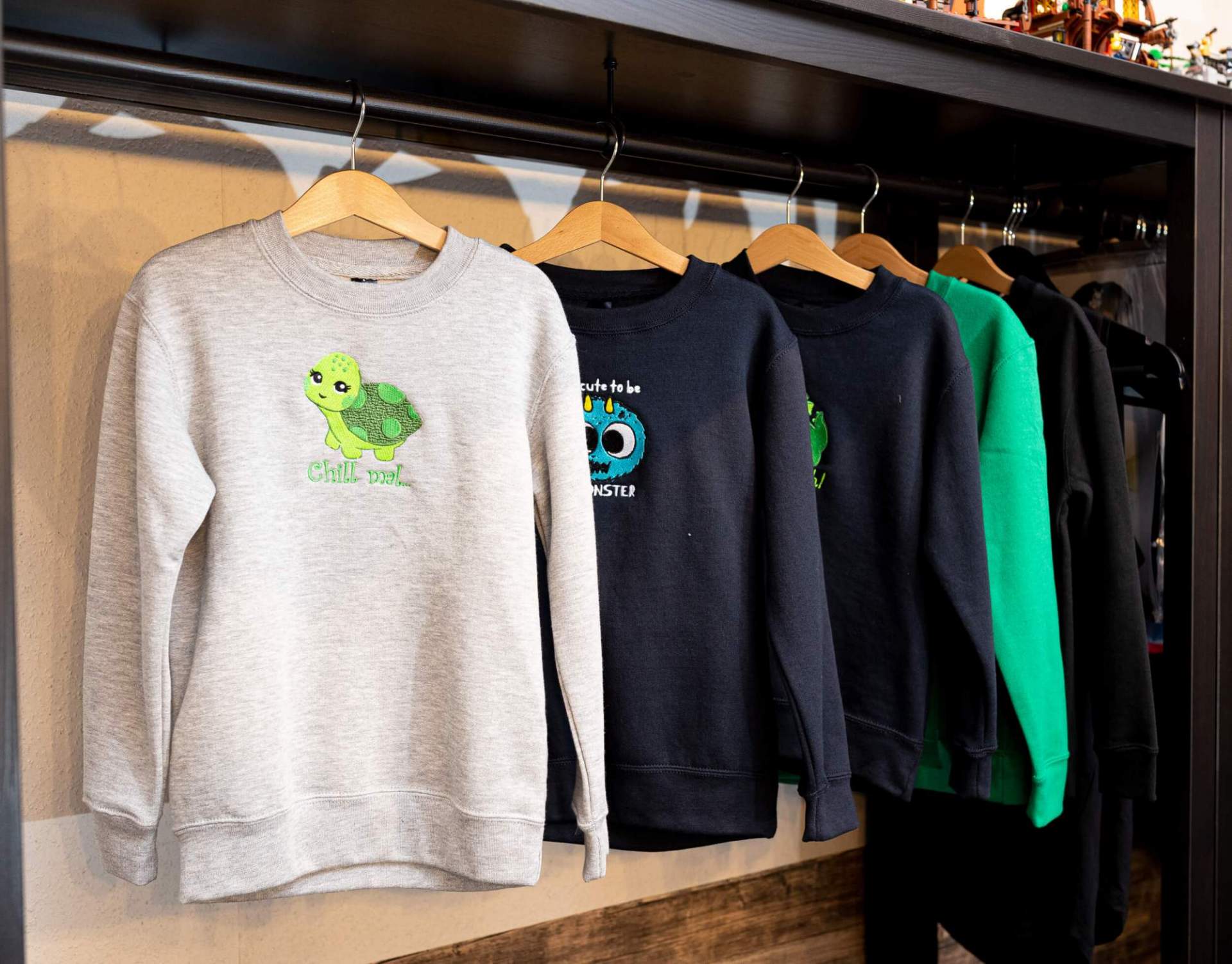 Bestickte Kinder-Hoodies